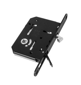 B08981.50.93 Защелка врезная WC для раздвижных дверей (черный) SCIVOLA TRE