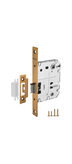 Защелка врезная METL72-50 ( L72-50) CF кофе | Металлическая защелка, кофе, 8 мм