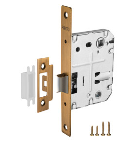 Защелка врезная METL72-50 ( L72-50) CF кофе