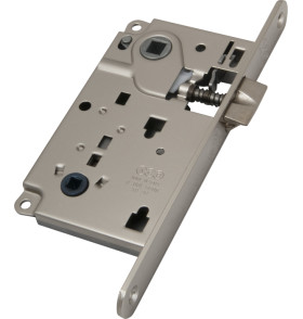 B01013.50.06 Защелка врезная WC защёлка вверху (никель)