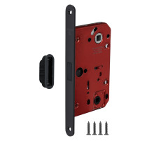 Защелка врезная магнитная MAGNM96WC-50/BL INOX BL-24 черный (блистер)