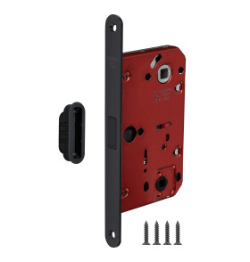 Защелка врезная магнитная MAGNM96WC-50/BL INOX BL-24 черный (блистер)