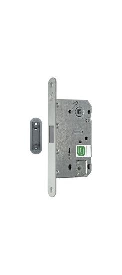 Защелка межкомнатная магнитная Soft 1М MCR, матовый хром /128:6427/ | Магнитная защелка, 8 мм