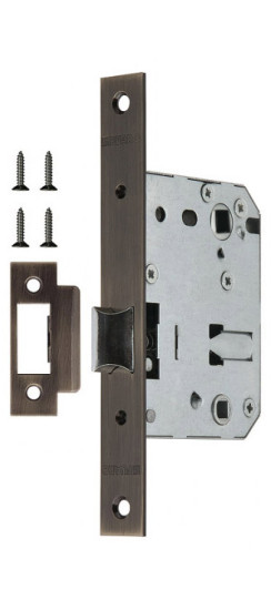 Защелка врезная METF72-50 (F72-50) AB бронза | Металлическая защелка, 8 мм