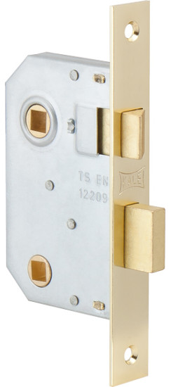 Защелка врезная 251 WC (44 mm) (латунь), прав. | Металлическая защелка, 8 мм