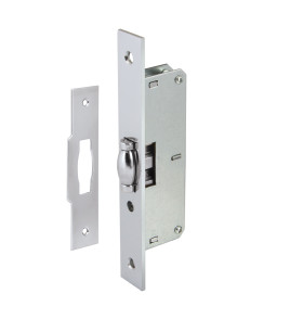 Защелка врезная METLR-155B ролик СP хром