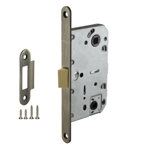 Защелка врезная PL96WC-50/BL ABG (бронза)