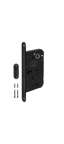 Магнитная защелка WC с ответной планкой GRAVITY G01.196.50.96 BL черный | Магнитная защелка, 8 мм