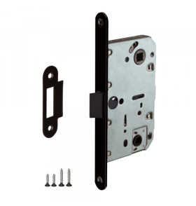 Защелка врезная PL96WC-50 BL (черный)