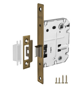 Защелка врезная METL72-50 ( L72-50) ABG зеленая бронза