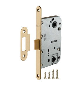 Защелка врезная PL96WC-50/BL SSG (сатин.золото)