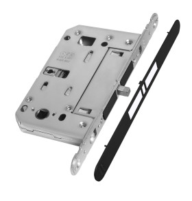 Магнитная защелка регулируемая WC Touch B06502.50.93 (черный) с лицевой планкой B01120.33.93