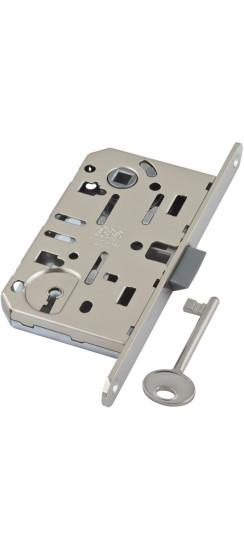 Корпус врезного замка под ключ MEDIANA EVOLUTION (матовый хром), характеристики