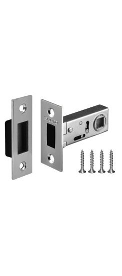 Защелка врезная MAGNM12-50-25 (M12-50-25) CP хром | Магнитная защелка, 8 мм