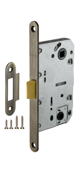 Защелка PLASTP96WC-50 (P96WC-50) AB бронза | Пластиковая защелка, 8 мм