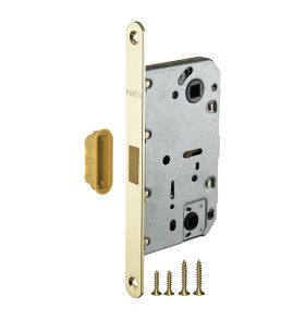 Защелка врезная магнитная ML96WC-50/BL GP (золото) блистер