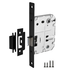 Защелка врезная METL72-50 ( L72-50) BL черный