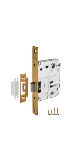 Защелка врезная METL72-50 ( L72-50) CFB кофе глянец | Металлическая защелка, кофе глянец, 8 мм