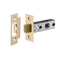 Защелка врезная PLASTLP45-8 (LP45-8) SSG сатин.золото