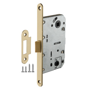 Защелка врезная PLASTLP96WC-50 SSG сатин.золото