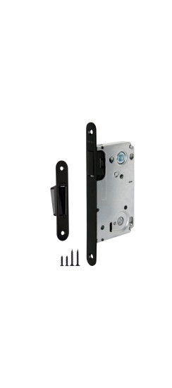 Защелка врезная MAGN5300-M-WС (5300-M-WC) BL черный | Магнитная защелка, 8 мм