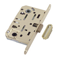 B06102.50.23.640 Защелка врезная WC (мат. лат.) MEDIANA POLARIS с отв. планкой (скин)