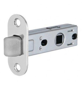 Защелка PLASTPL45-R25 (PL45-R25) (врезная) SN мат. никель тех.упаковка без ответной планки