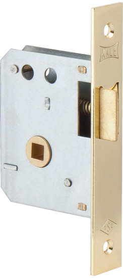 Защелка врезная 251/R (40 mm) (латунь) | Металлическая защелка, Золото (латунь), 8 мм