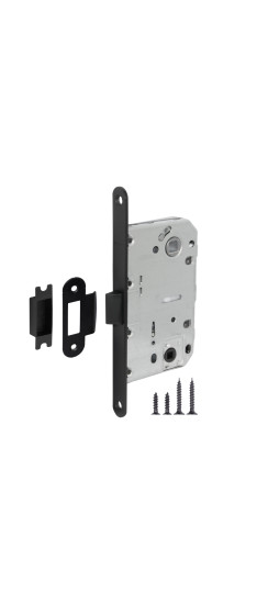 Защелка PLASTP96WC-50 (P96WC-50) BL черный | Пластиковая защелка, 8 мм