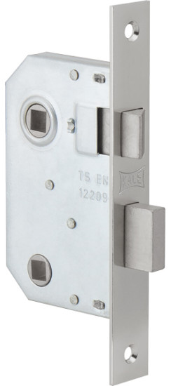 Защелка врезная 251 WC (44 mm) (никель), прав. | Металлическая защелка, 8 мм