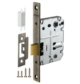 Защелка врезная PLASTP72-50 (P72-50) AB бронза