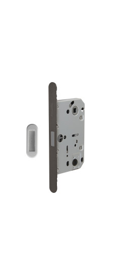 Магнитная защелка WC с ответной планкой GRAVITY.PRO G01.196.50.96  BPVD вороненый никель | Магнитная защелка, 8 мм