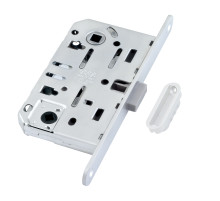 B06102.50.FM.640 Защелка врезная WC (белый) MEDIANA POLARIS с отв. планкой (скин)