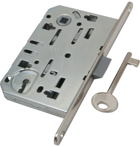 B01101.50.06 Корпус врезного замка под ключ (никель) MEDIANA EVOLUTION