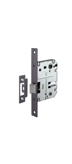 Защелка врезная PLASTLP72-50 (LP72-50) GR графит | Пластиковая защелка, Графит, 8 мм