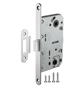 Защелка врезная METLM90-50 CP хром