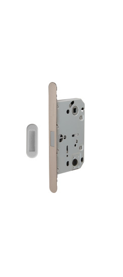 Магнитная защелка WC с ответной планкой GRAVITY.PRO G01.196.50.96 SN мат никель | Магнитная защелка, 8 мм