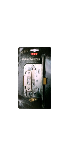 Защелка врезная WC (матовый хром) MEDIANA EVOLUTION