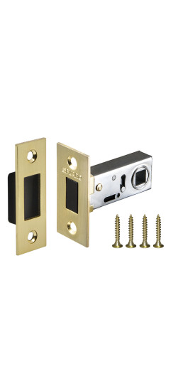 Защелка врезная MAGNM12-50-25 (M12-50-25) SG мат.золото | Магнитная защелка, 8 мм