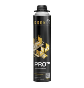 Пена монтажная профессиональная KRONbuild PRO 70, всесезонная