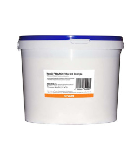 Клей Fuaro ПВА D3 Экстра повышенной влагостойкости и прочности (5 кг)