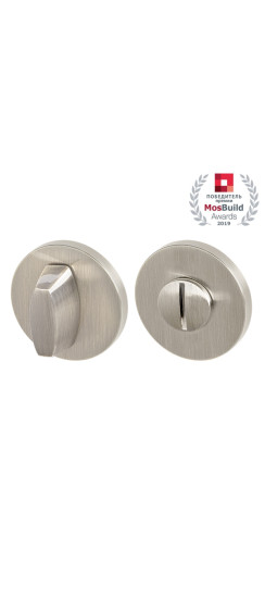 Ручка поворотная BK6.R.URS52 (WC-BOLT BK6 URS) SN-3 матовый никель | ZAMAK
