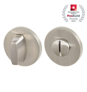 Ручка поворотная BK6.R.URS52 (WC-BOLT BK6 URS) SN-3 матовый никель