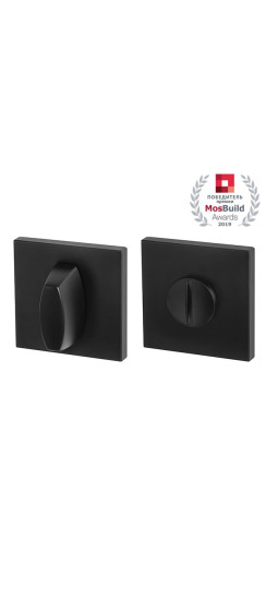 Ручка поворотная BK6.K.USS52 (WC-BOLT BK6 USS) BL-26 черный | ZAMAK