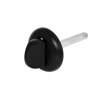 Ручка поворотная BKW8/75-0705 BL-24 черный