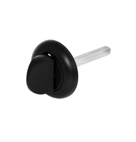 Ручка поворотная BKW8/75-0705 BL-24 черный