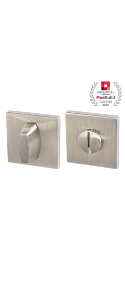 Ручка поворотная BK6.K.USS52 (WC-BOLT BK6 USS) SN-3 матовый никель | ZAMAK