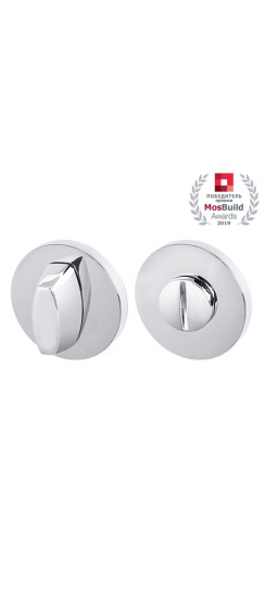 Ручка поворотная BK6.R.URS52 (WC-BOLT BK6 URS) CP-8 хром | ZAMAK