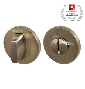 Ручка поворотная BK6.R.URS52 (WC-BOLT BK6 URS) AB-7 бронза