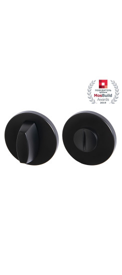 Ручка поворотная BK6.R.URS52 (WC-BOLT BK6 URS) BL-26 черный | ZAMAK